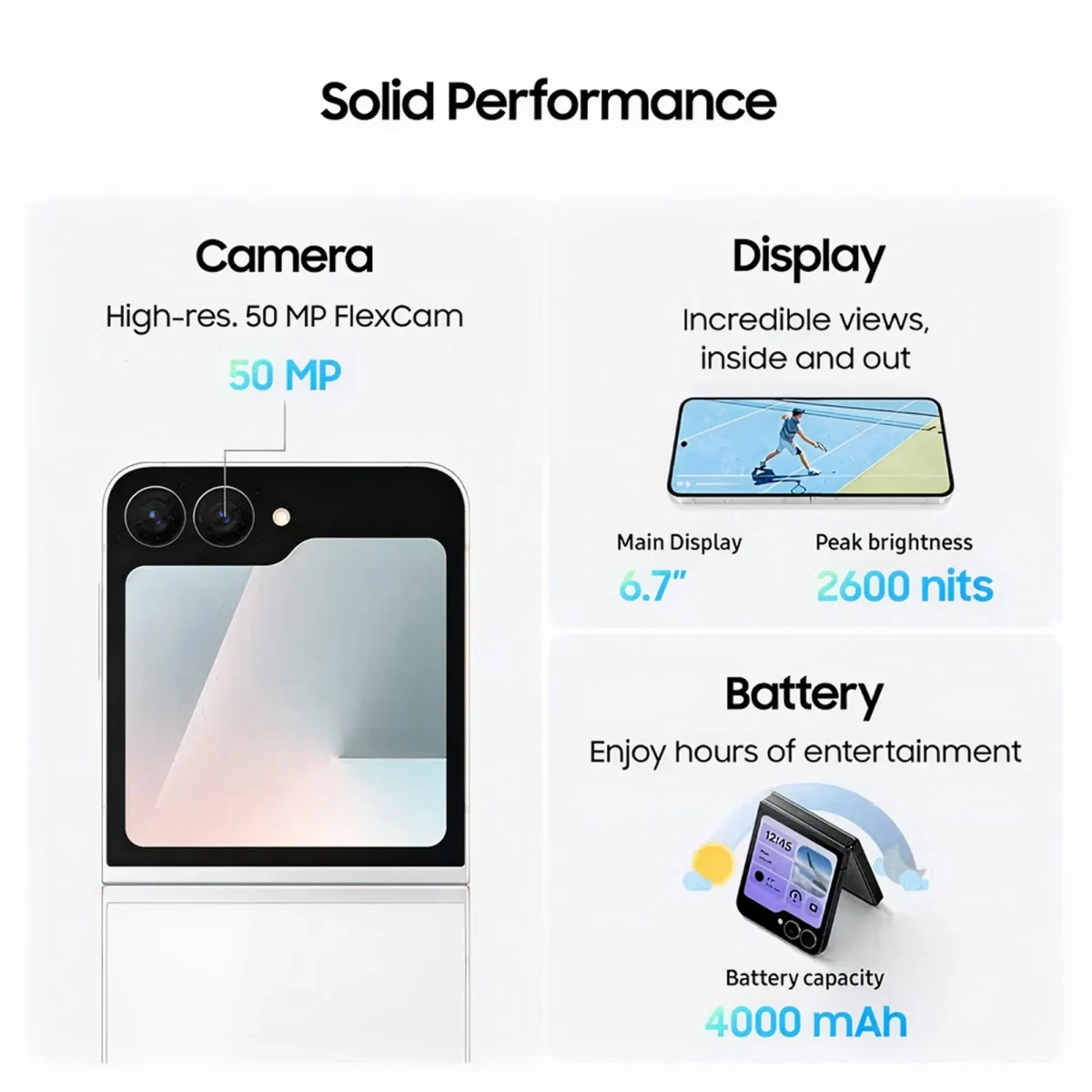 Galaxy Z Flip 7 FE (256GB) 8GB RAM - Middle East Version - Image 6