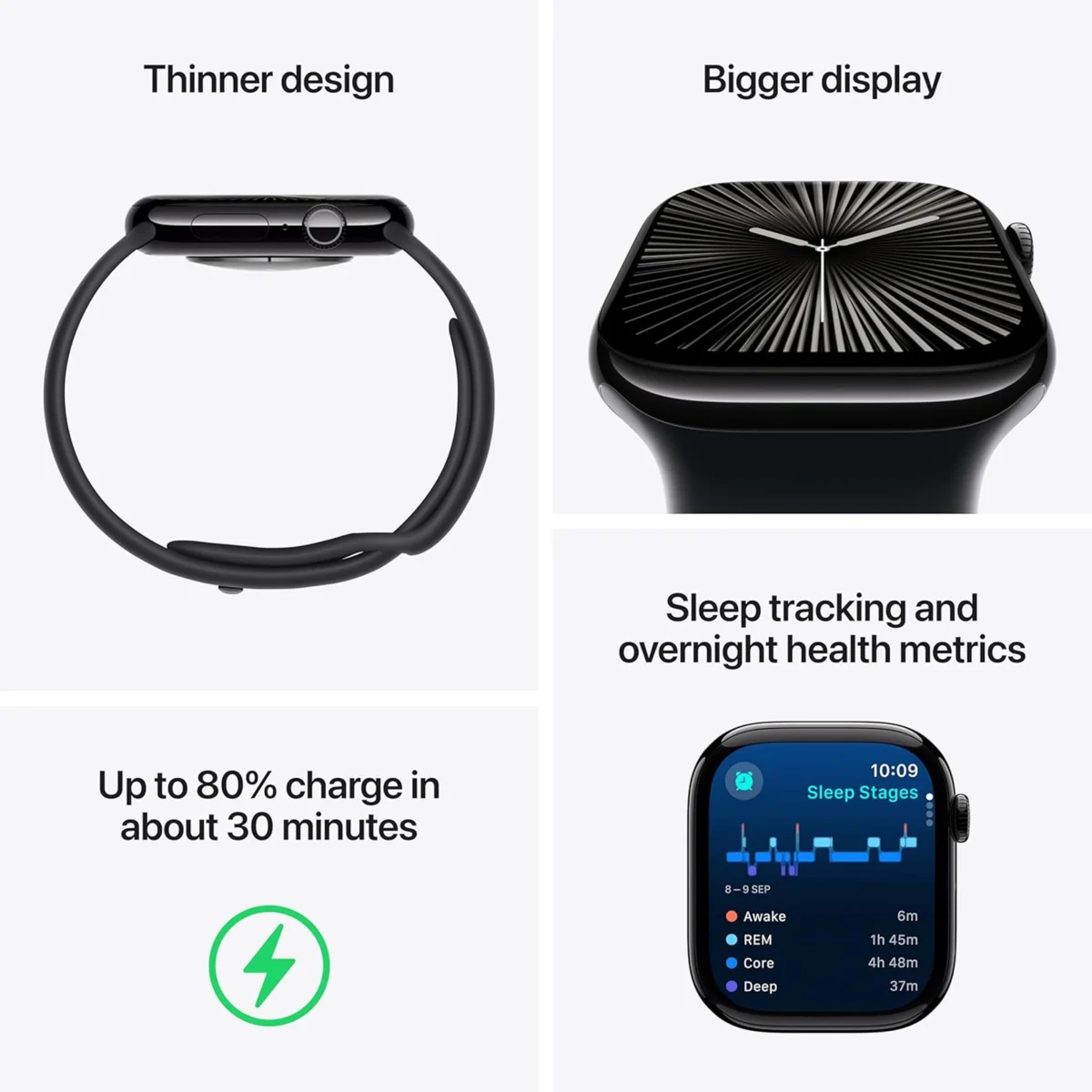 Apple Watch Series 10 GPS + Cellular 46mm ( Titanium Case ) - Image 2