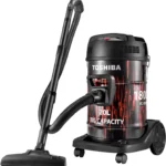 Toshiba Drum Vacuum Cleaner 1800W, 20L – Red/Black