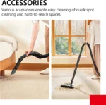 Toshiba Drum Vacuum Cleaner 1800W, 20L – Red/Black - Image 4