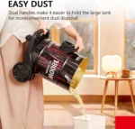 Toshiba Drum Vacuum Cleaner 1800W, 20L – Red/Black - Image 3